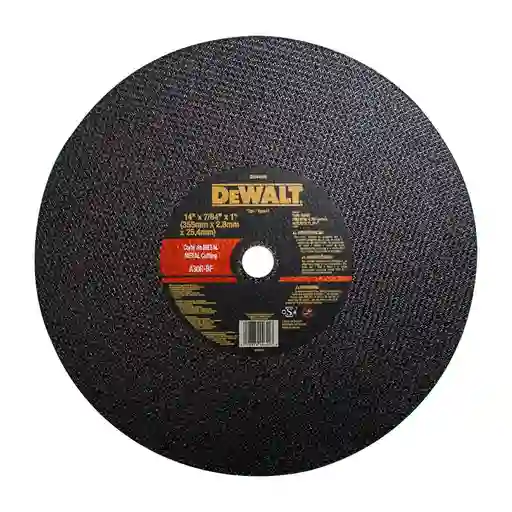 Disco Abrasivo Dewalt 14 X 7/64 Pulg Dw44640