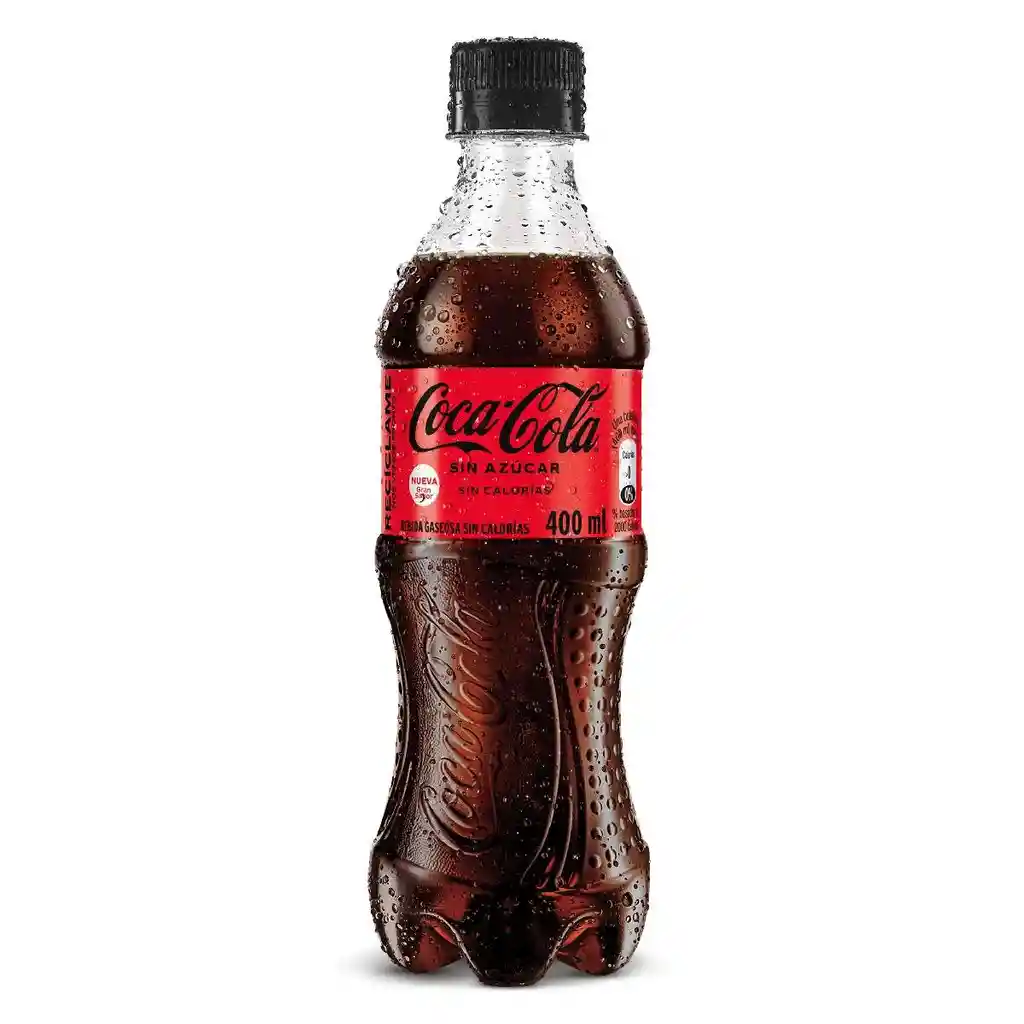 Gaseosa Cocacola Sin Az 400ml