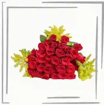 Arreglo Floral, 50 Rosas Rojas