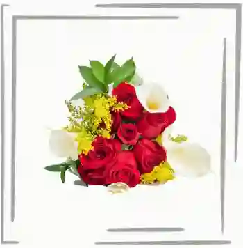Bouquet Rosas Y Cartuchos