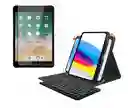 Forro Con Teclado Smart Case Giratorio + Virio Ipad 8 Gen 10.2 Negro