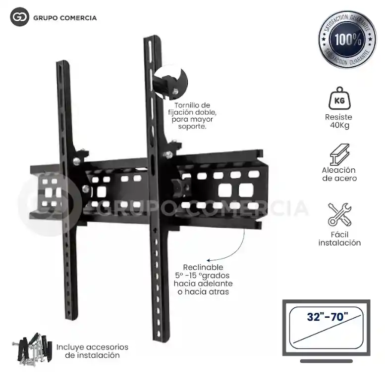 Soporte Base Para Tv De Pared Fijo De 32 -70 Pulgadas