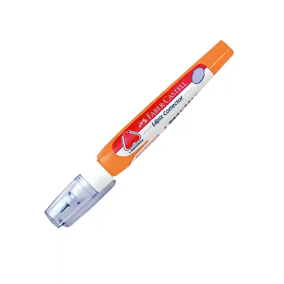 Corrector Liquido Naranja Faber Castell