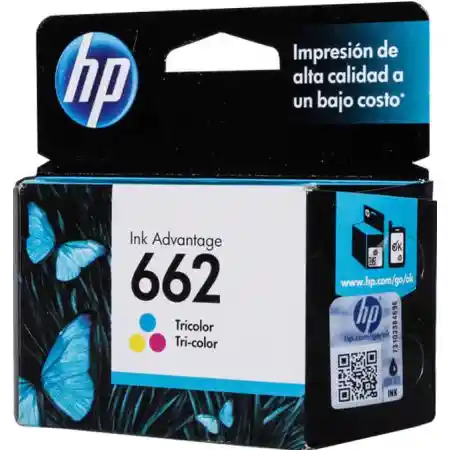 Cartucho De Tinta Hp 662 Tricolor Original Cz104al