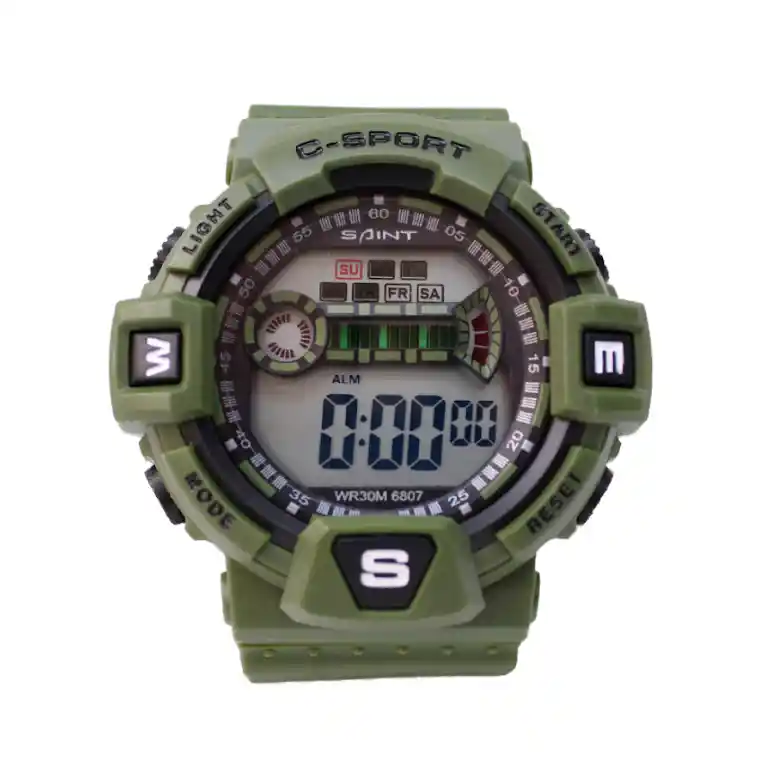 Reloj Digital Pulso Goma Saint C-sport Original Calendario