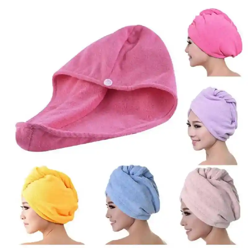 Gorro Turbante Toalla De Secado Rapido Para El Cabello