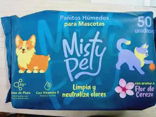 Pañitos Húmedos Para Mascotas Misty Pet Paq X 50 Und