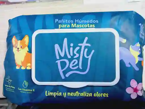 Pañitos Húmedos Para Mascotas Misty Pet Paq X 100 Und