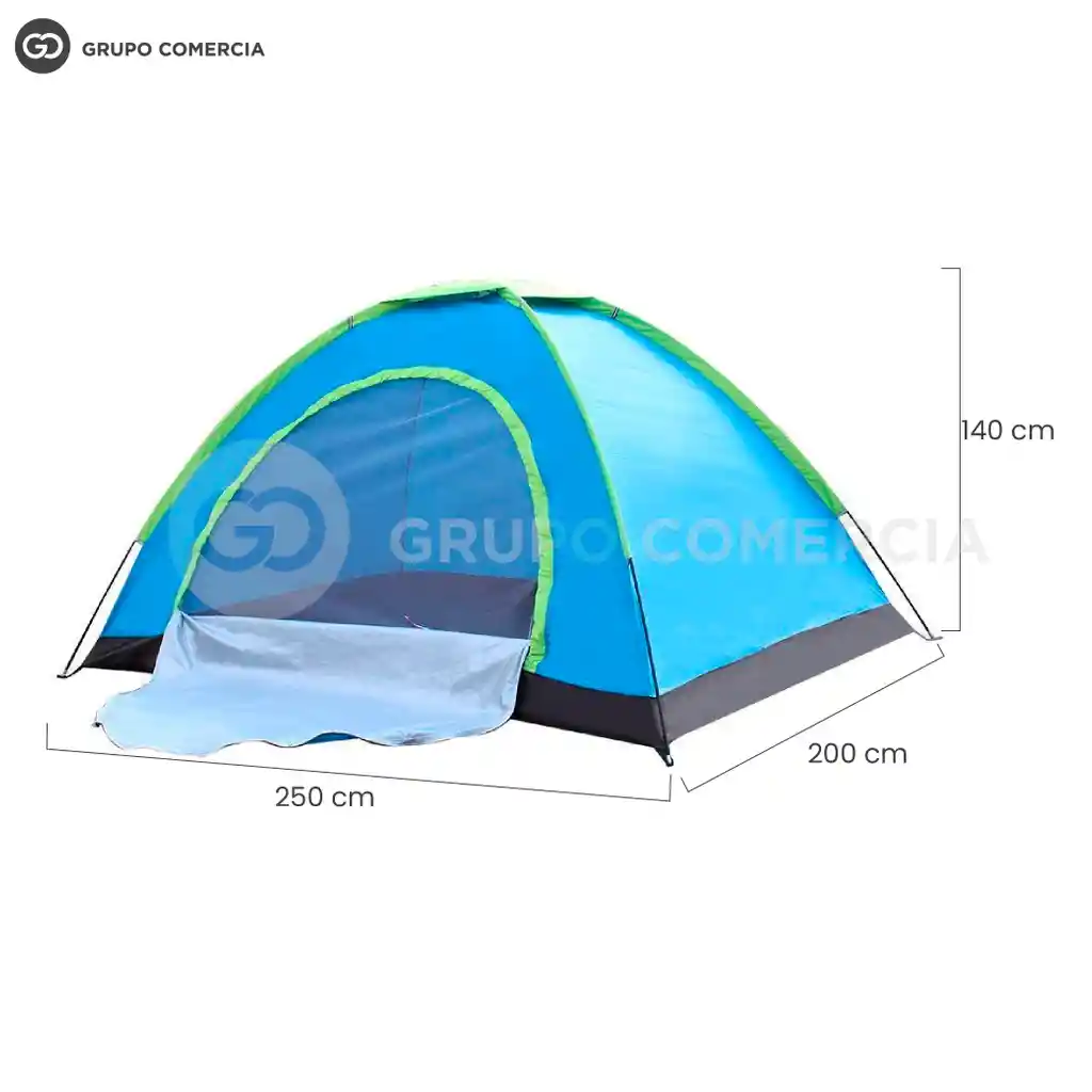 Carpa Camping 6 Personas Acampar Aventura Carpa