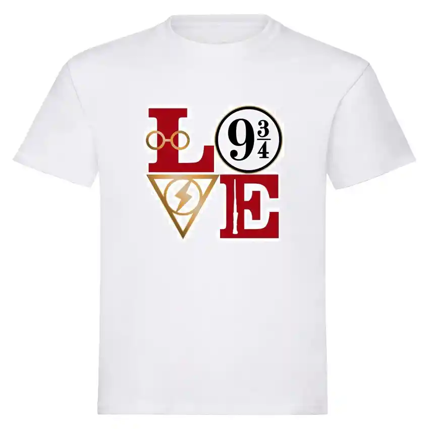 Camiseta Love Harry Potter Camiseta Unisex Love Harry Potter