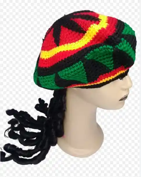 Gorro Con Rastas Bob Marley Halloween Disfraz