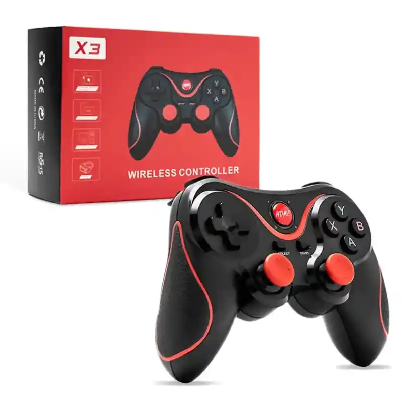 Control Bluetooth X3 Celular Pc Gamepad Soporte