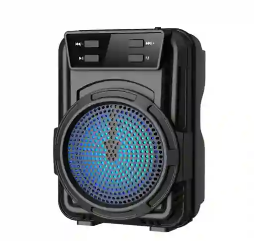 Parlante Bluetooth Usb 3 Pulgadas Radio Fm Luz Led