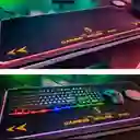 Tapete Pad Mouse Gamer Con Luces Led Rgb Extra Largo 80*30cm