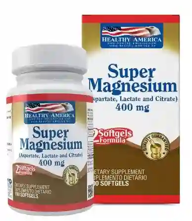 Super Magnesio 400mg Sofgels Healty
