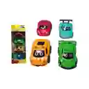 Set 4 Carros Deportivos Infantiles Niños Pequeños