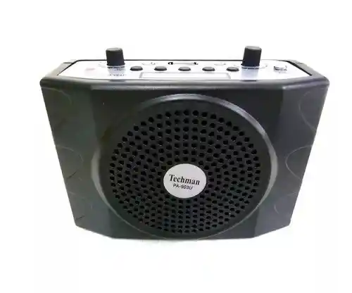 Amplificador Portatil Con Microfono Usb Radio Fm Pa-903u