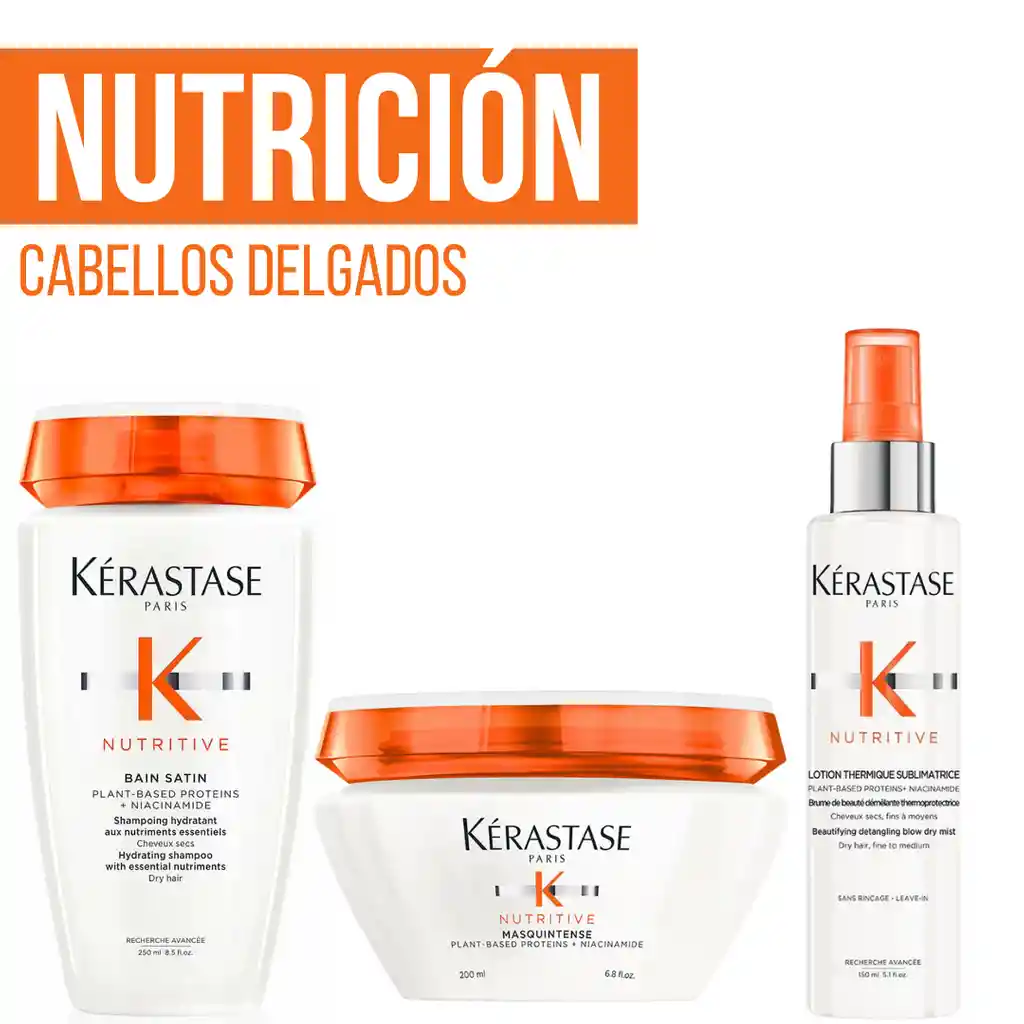 Kit Nutritive Cabellos Delgados