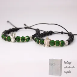 Pulsera Cuarzo Rey Y Reyna Para Parejas Set X2