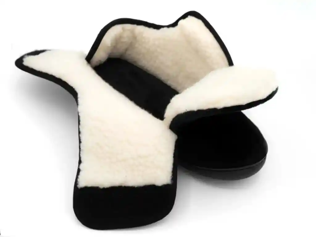 Pantuflas Confort Negro