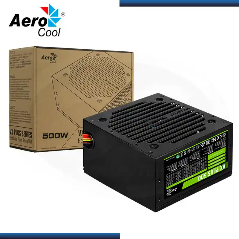 Fuente Aerocool Vx Plus Series 500w