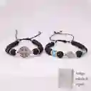 Pulsera Para Parejas San Benito Neopreno Ajustable Kit X 2