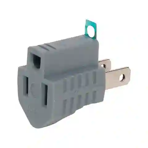 Convertidor Adaptador De Clavija Polo A Tierra 3 A 2