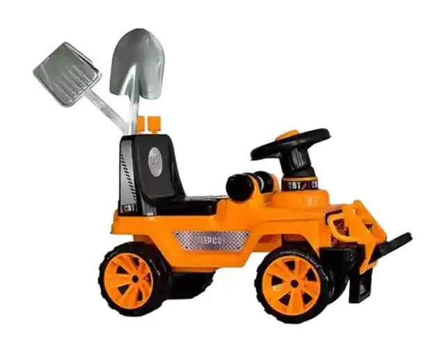 Carro Montable Jepp Cbt Constructor Amarillo Boy Toys 57cm