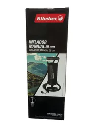 Inflador Manual Bomba Para Colchones Inflables 36cm Klimber