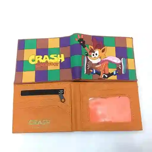 Billetera Crash Bandicoot Goma Siliconada