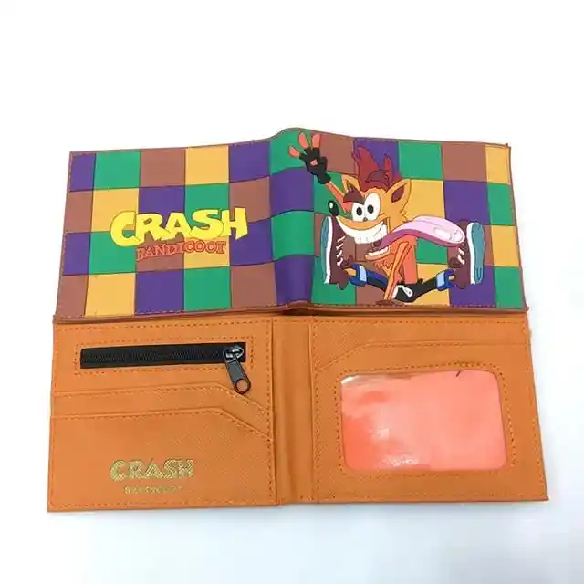 Billetera Crash Bandicoot Goma Siliconada