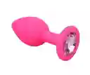 Plug Anal Joya De Silicona, Tamaño Pequeño ¡promocion! -rosa-