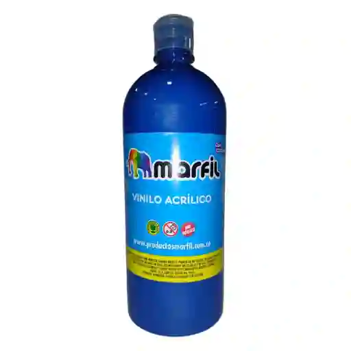 Vinilo Marfil 1.000ml Azul Oscuro