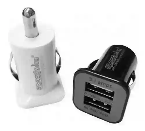 Cargador Adaptador Cigarrera Carro X2 Usb 3.1 Amp