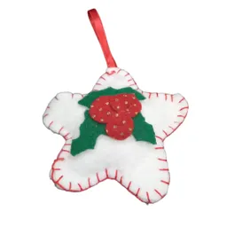 Estrella Navideño Decoración Navidad Colgante 9 Cm X 10 Cm