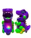 Juguete Dinosaurio Emite Luces De Colores, Musica Y Burbujas Ref Zr161
