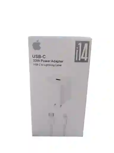 Cabezal Iphone 33w Completo Con Cable Tipo C