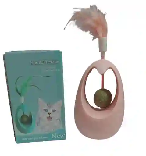 Juguete Regalo Gato Catnip Vaivén Borracho Pluma