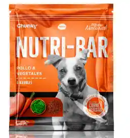Chunky Barra Nutri-bar Pollo Y Vegetales X 150gr