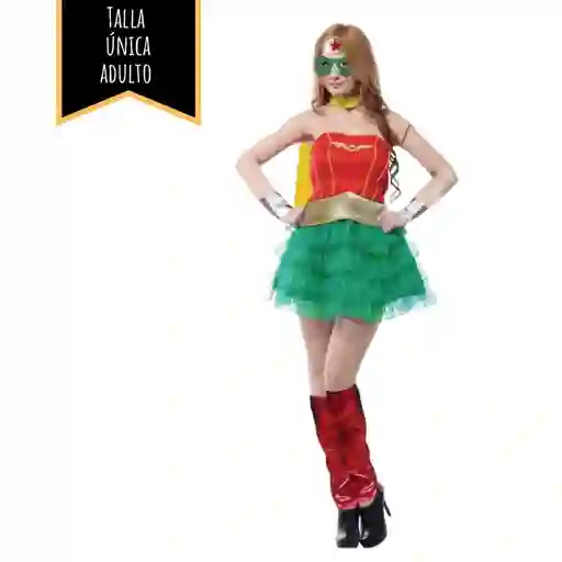 Disfraz Halloween Adulto Robin Mujer Talla Única