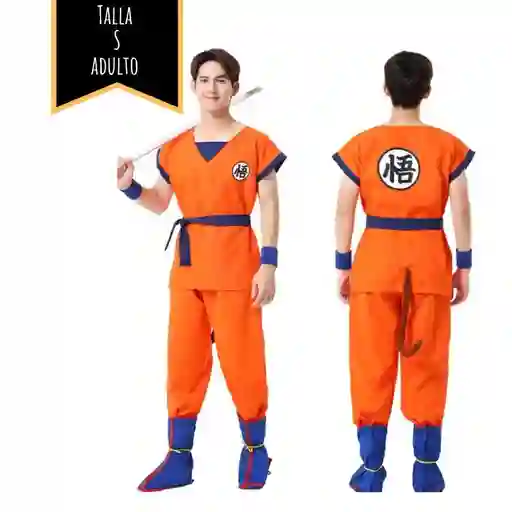 Disfraz Halloween Adulto Goku Dragon Ball Talla S