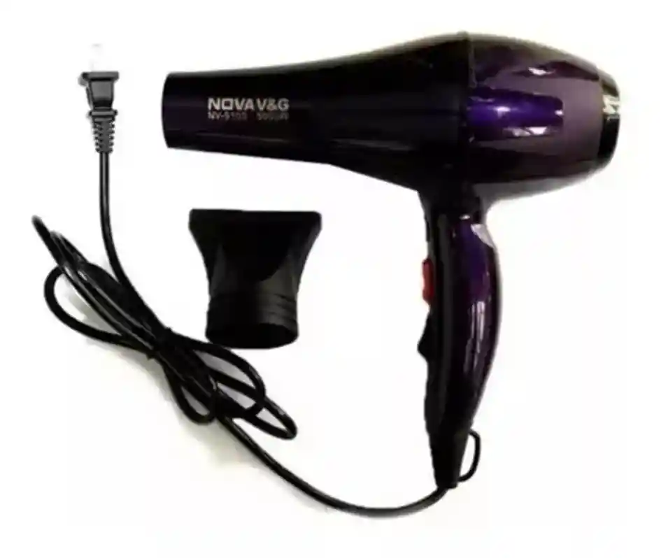 Secador Pelo Nova Caliente Frió 5000w Cabello Profesional