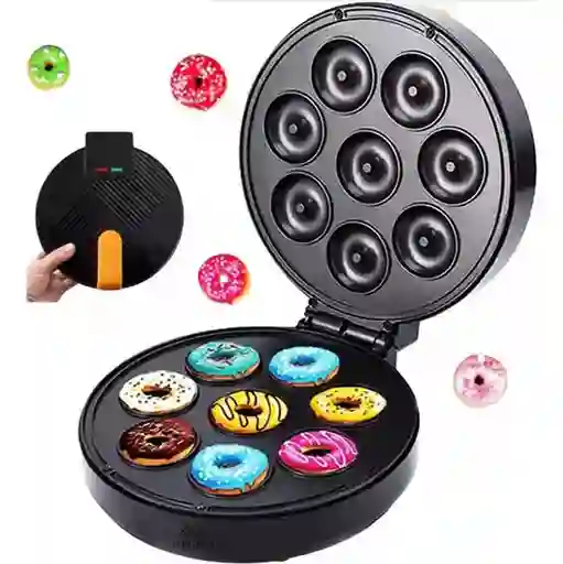 Maquina Mini 7 Donas Antiadherente Donuts Rosquillas