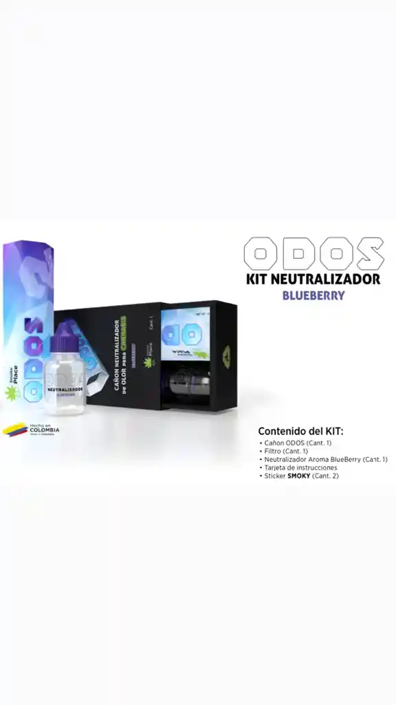 Neutralizador De Olor Para Cannabis Sabor Blueberry