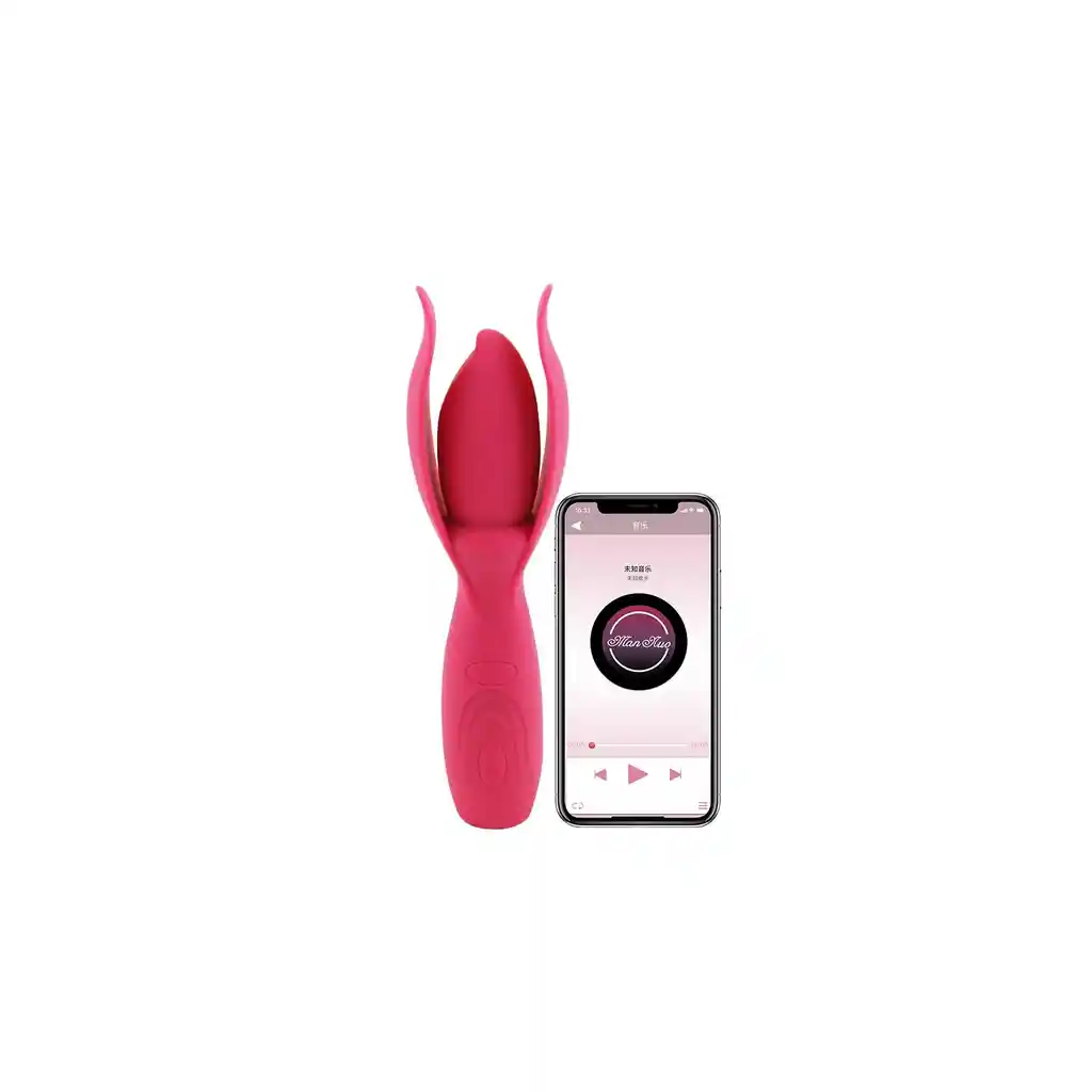 Vibrador Tani Con App Inteligente Mannuo Rojo