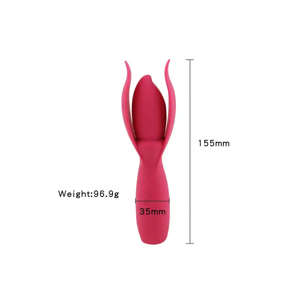 Vibrador Tani Con App Inteligente Mannuo Rojo