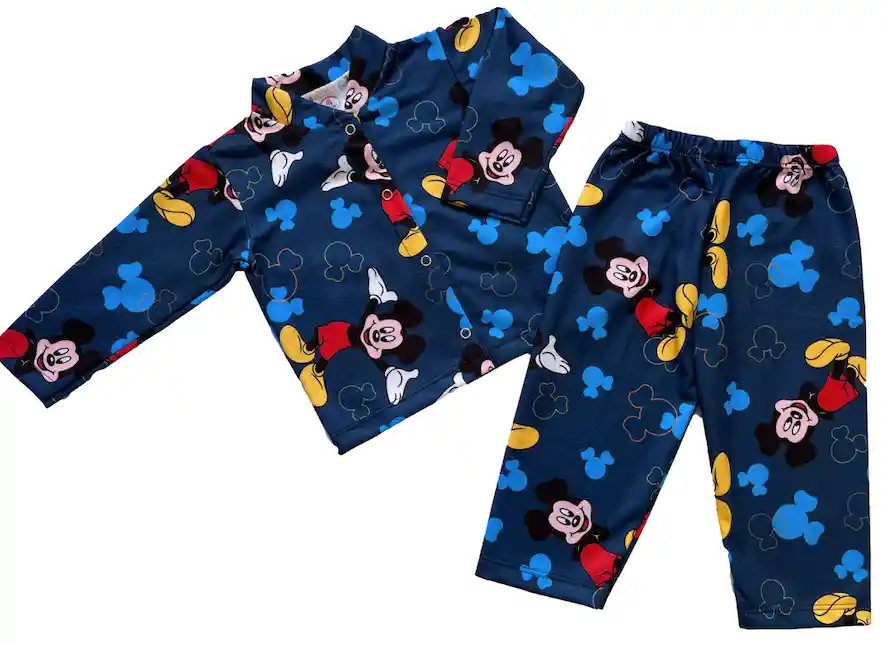 Pijama Termica Talla 6 Meses Para Bebe (2 Piezas)