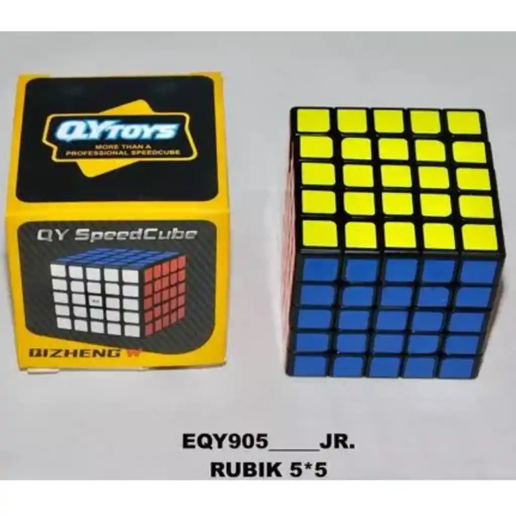 Cubo Mágico Rubik 5x5 Borde Negro Juguete Didáctico Eqy905