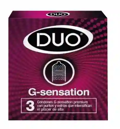 Preservativo (duo) G. Sensation Caja