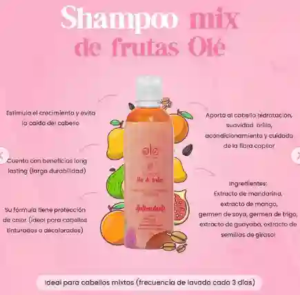 Shampoo Mix De Frutas | Ole Capilar